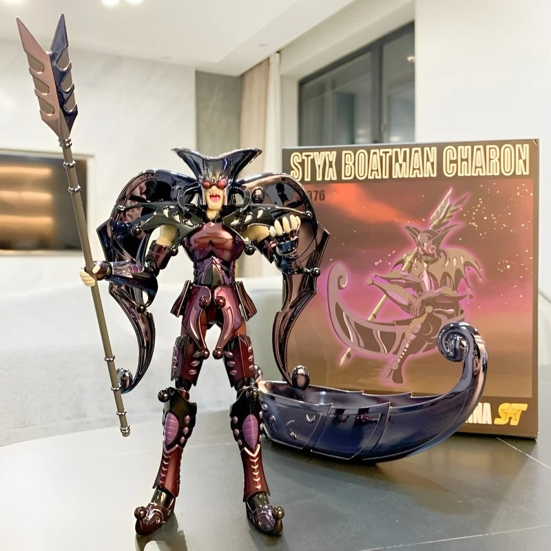 [ In-stock ] Shinetime St Myth Cloth Ex/exm Acheron Charon Hades Surplice Specters Metal Body Knights Zodiac Figure Model Toys