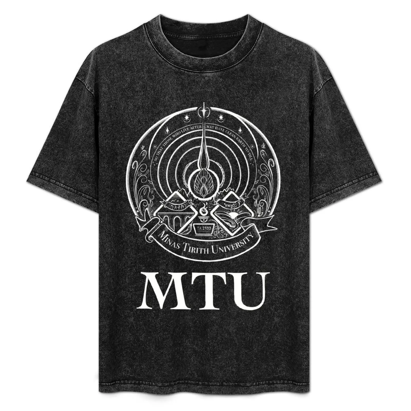 

come to our school there's wd on the logo T-Shirt Casual Loose Daily Wear T-Shirt