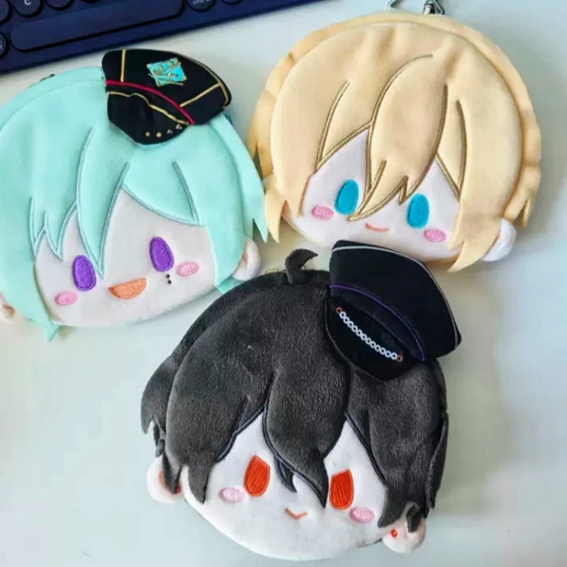 

TapTap x Ensemble Stars 2, плюшевый кошелек для монет, переключатель персонажей аниме Valkyrie Natsume Sora Tsumugi Shu Mika, мультяшный кошелек для фанатов