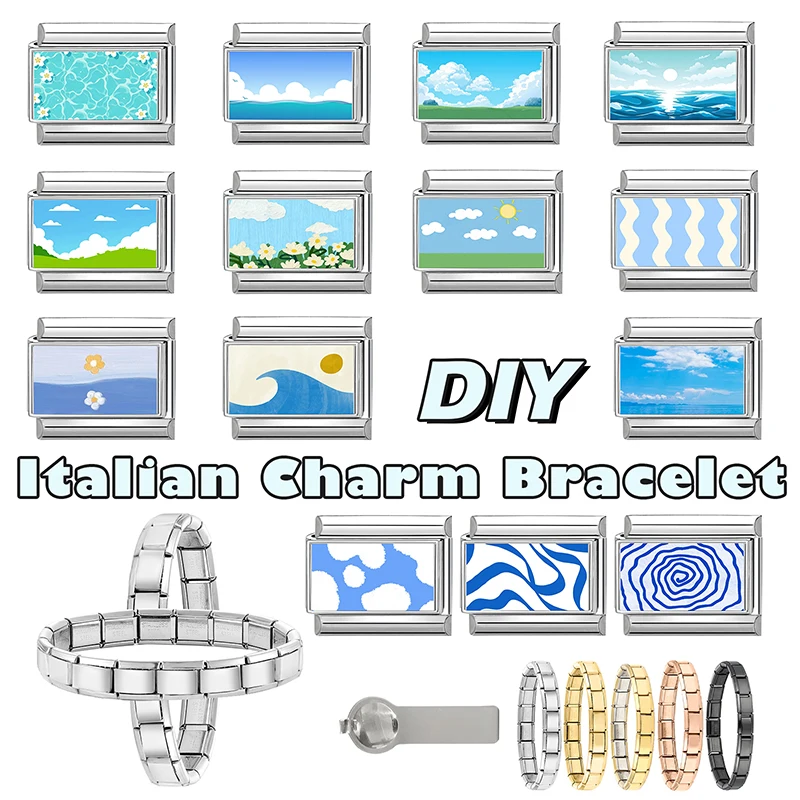 جديد جميل الحيوانات الأليفة القطط والكلاب وصلات سحرية إيطالية تناسب 9 مللي متر سوار الفولاذ المقاوم للصدأ النساء الرجال DIY بها بنفسك صنع المجوهرات