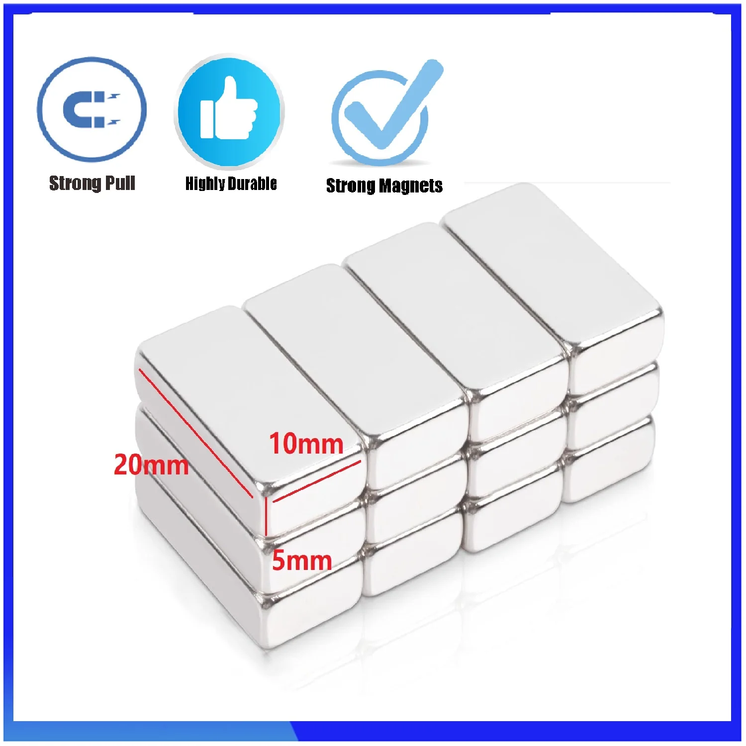 10Pcs 20 X 10 X 5Mm…