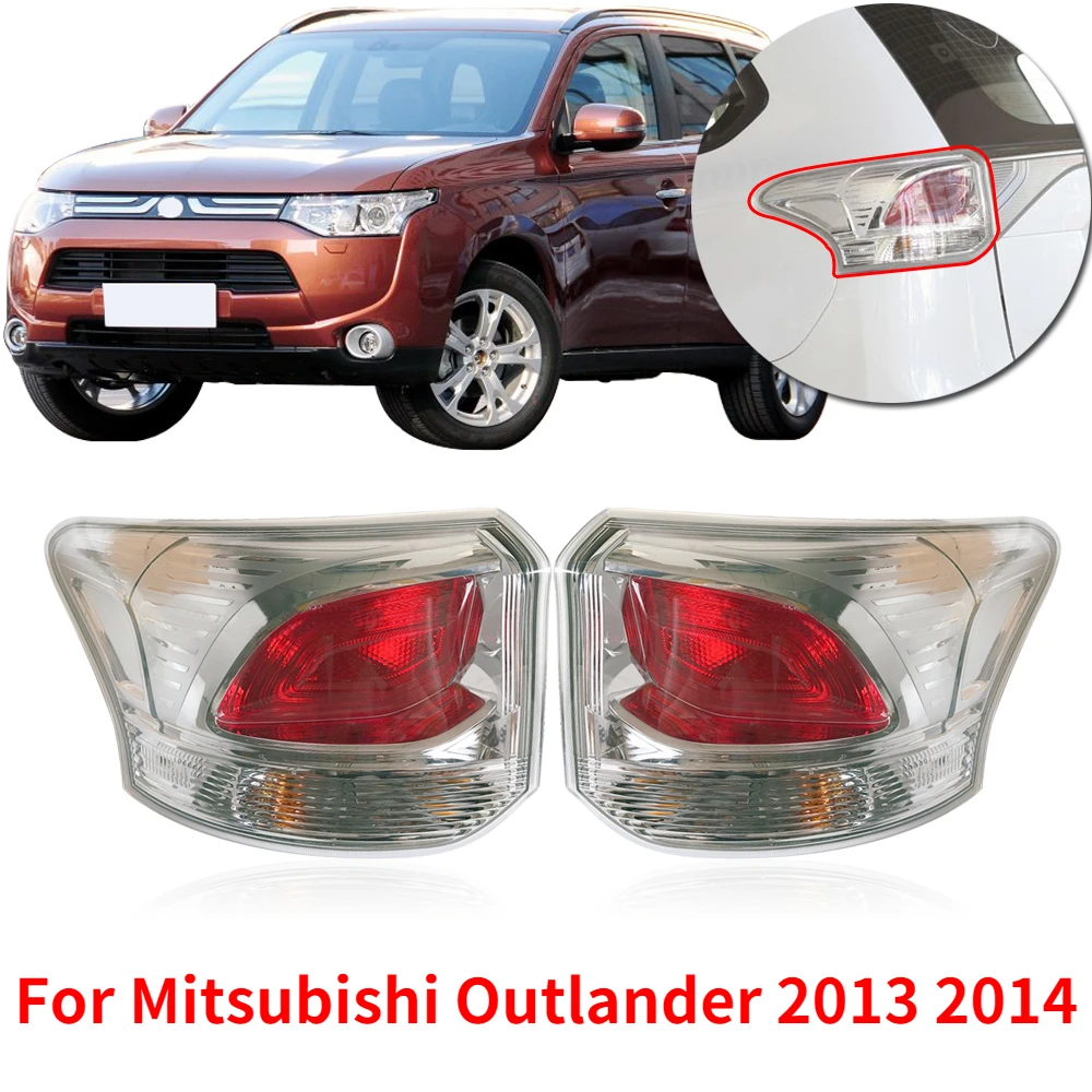 

Kamshing 2 шт. для Mitsubishi Outlander 2013 2014 задний светильник задний стоп-сигнал светильник хвост светильник задний фонарь в сборе