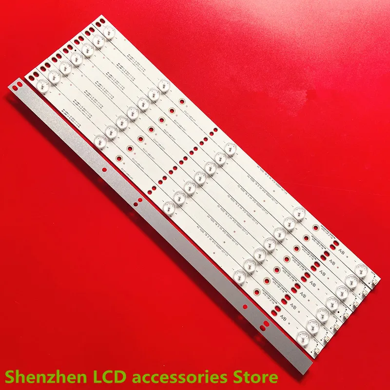 LED strip for AKAI 50'' TV MS-L0967-L V2 V3 A4 AKTV500 R72-50D04-017-13   48CM   6V   aluminium 100%new  LCD TV backlight bar