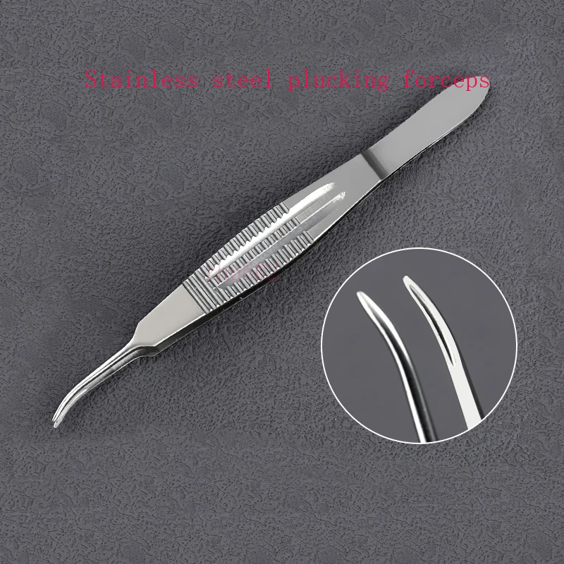 FUE Hair Transplant Extraction Forceps Hollow Band Horizontal Pattern Hair Extraction Forceps Eyebrow Extraction Forceps Tool Ha