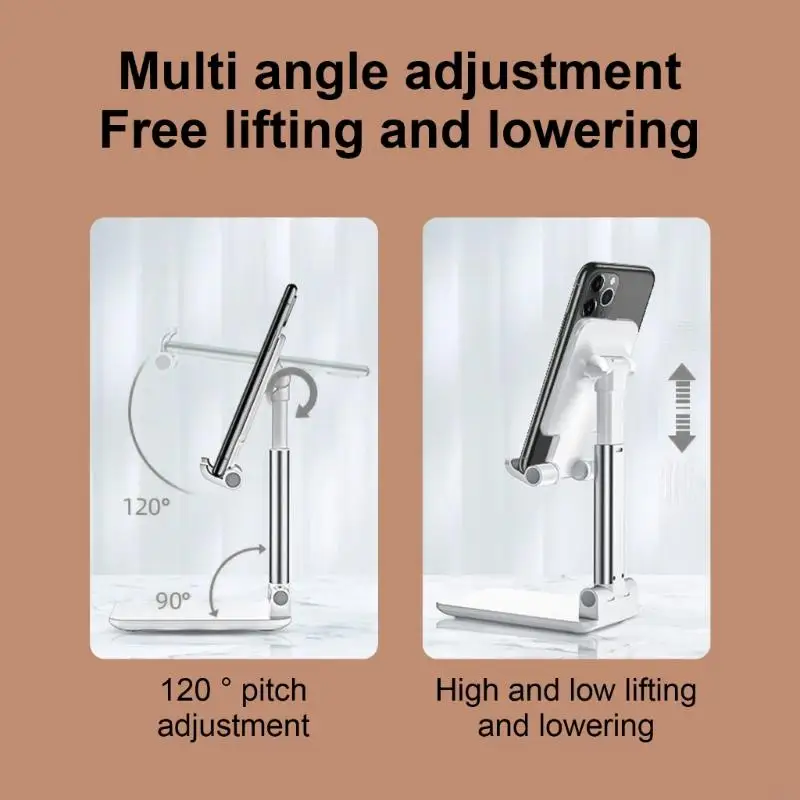 918C Складная подставка для телефона Легко носить с собой Пластиковая подставка для телефона для мобильных телефонов