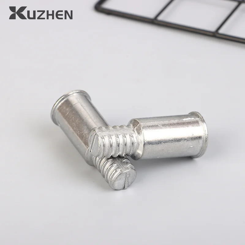 2pcs Broom Extension Pole Adapter Tips Metal Threaded Handle Tips End Adapter Repair Kit Connector Handle Extension