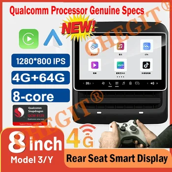 8palcový displej Cool Android pro Tesla Moedl 3/Y Zadní klimatizace WIFI 4+64G Inteligentní displej pro ovládání zábavy 6 nejlepší prodej Obrazovka Tesly Model Y - №2