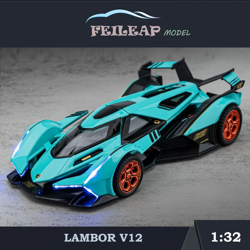 

Модель автомобиля Lambo V12 из металлического сплава, 1/32 масштаб