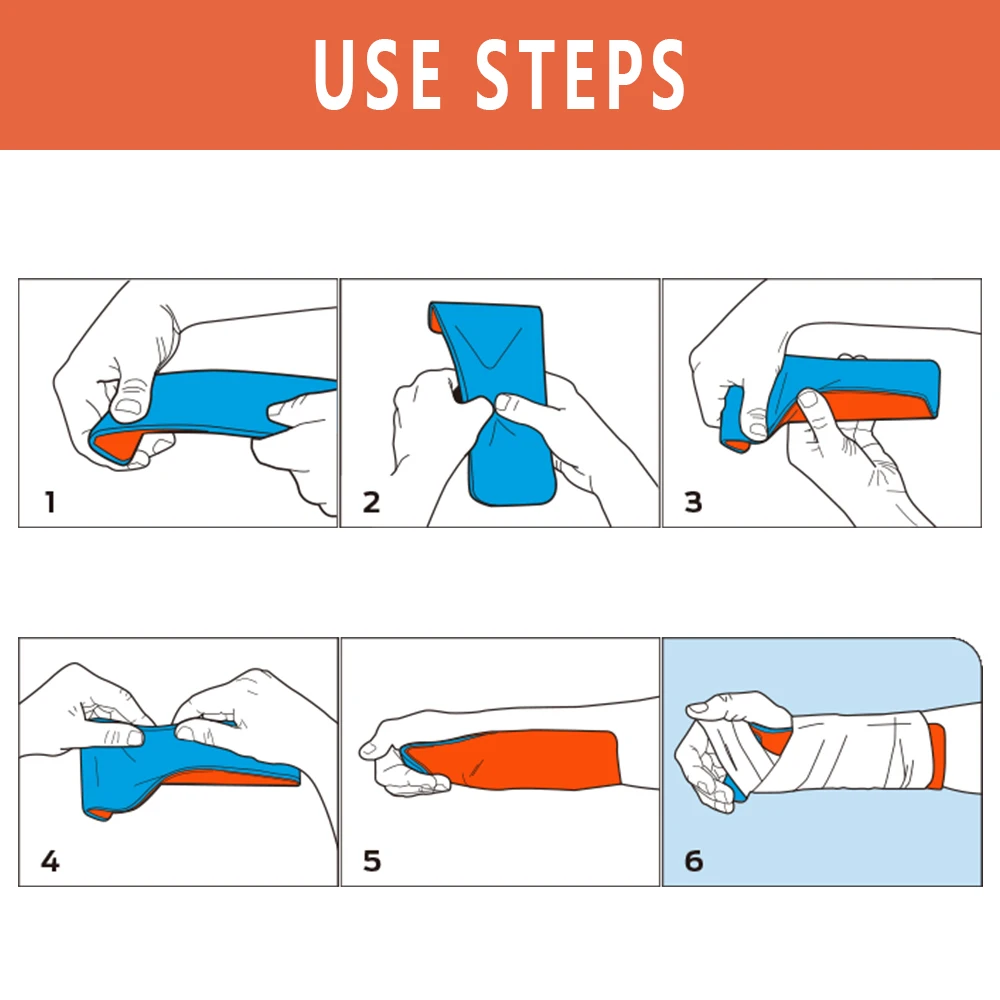 Universal Aluminum Splint Roll: Medical-Grade Polymer for Emergency Bone Fixation in Outdoor Survival Kits image 3