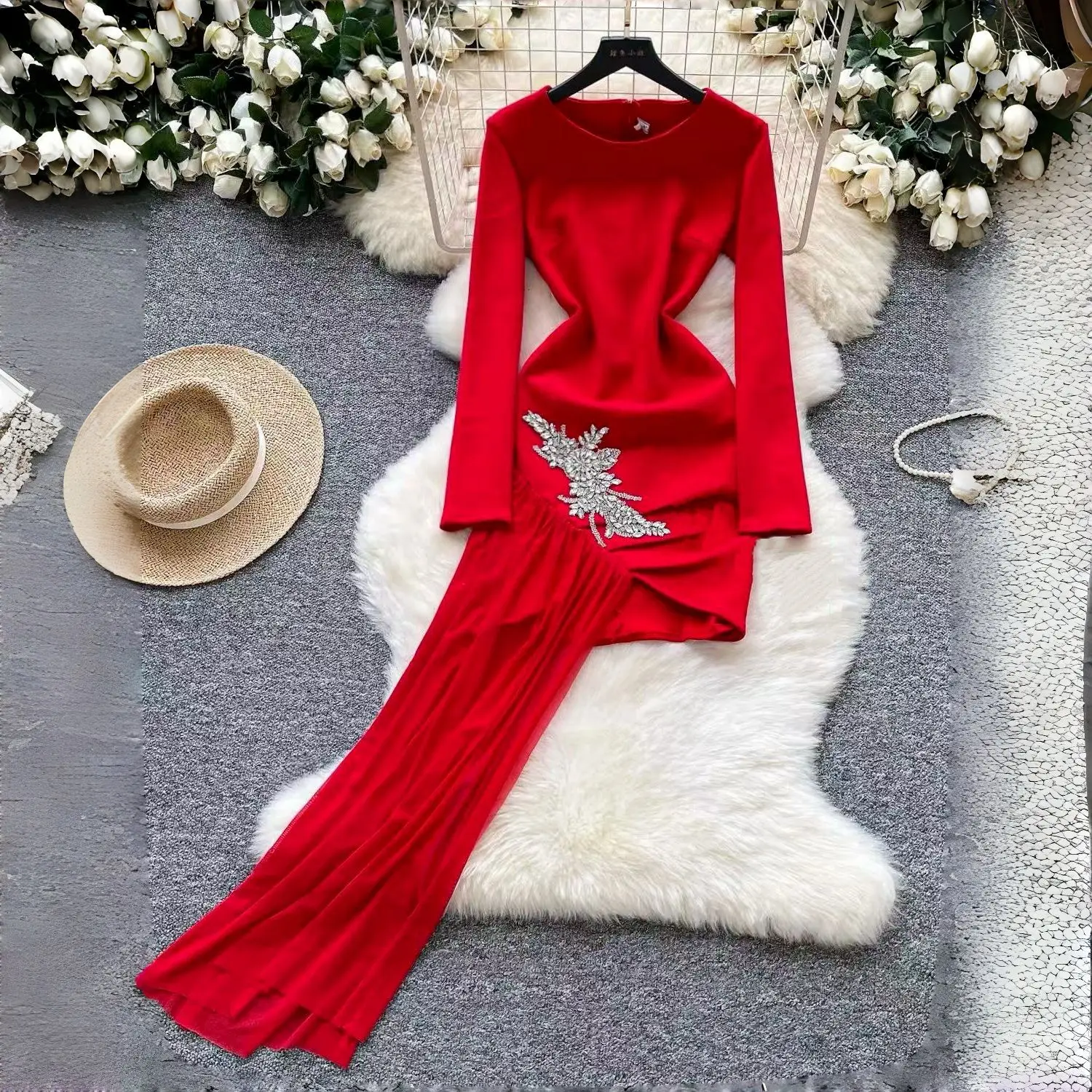 

Dashiki African Party Evening Dresses for Women Spring 2026 African Long Sleeve Black Red Bodycon Mini Dresses Africa Clothing