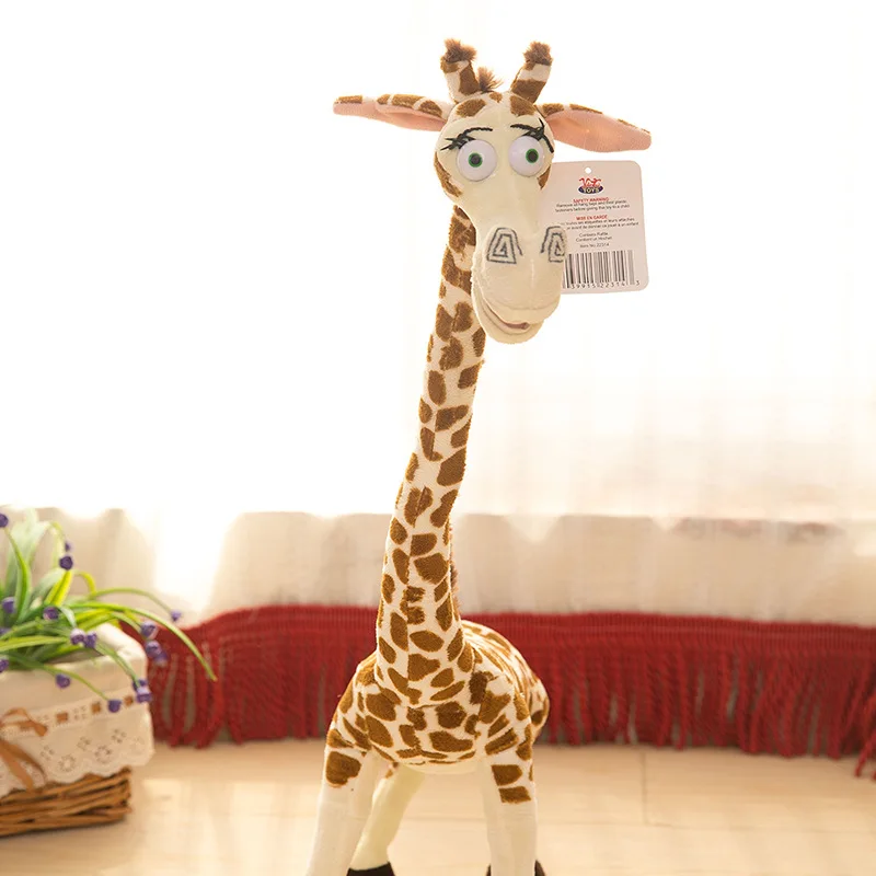 

Simulation Giraffe Plush Toy Standing Forest Giraffe Animal Exquisite Patterns Cute Expression Home Decoration Photography Props