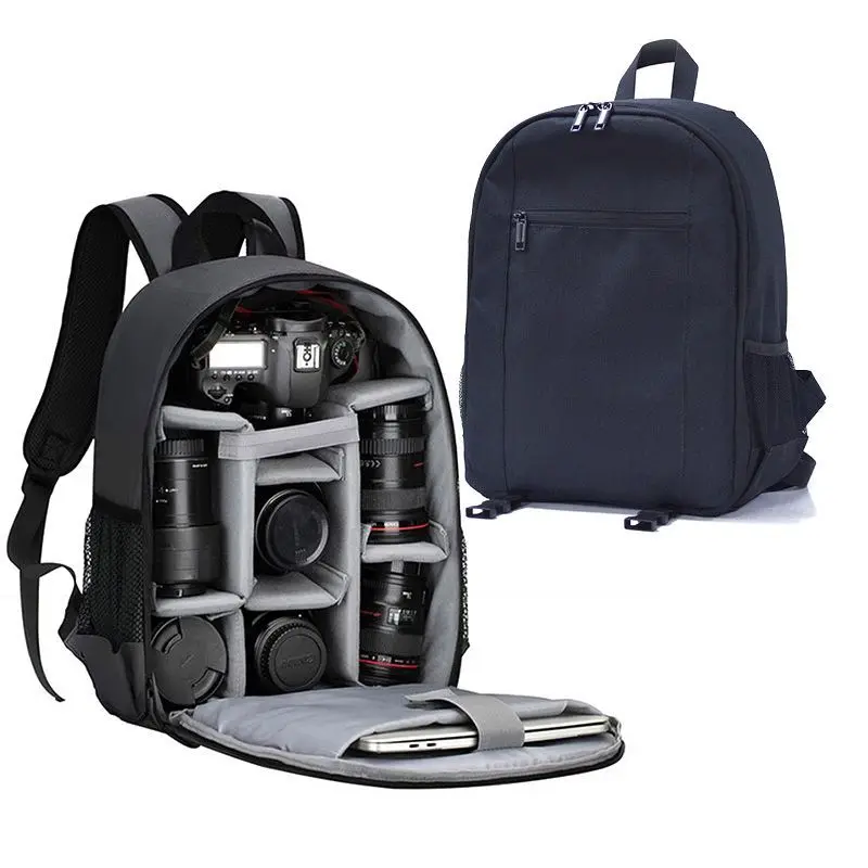

Multi-functional Digital Camera Backpack Bag - Waterproof Outdoor DSLR Camera Bag with Lens Pouch for Nikon Sony and More