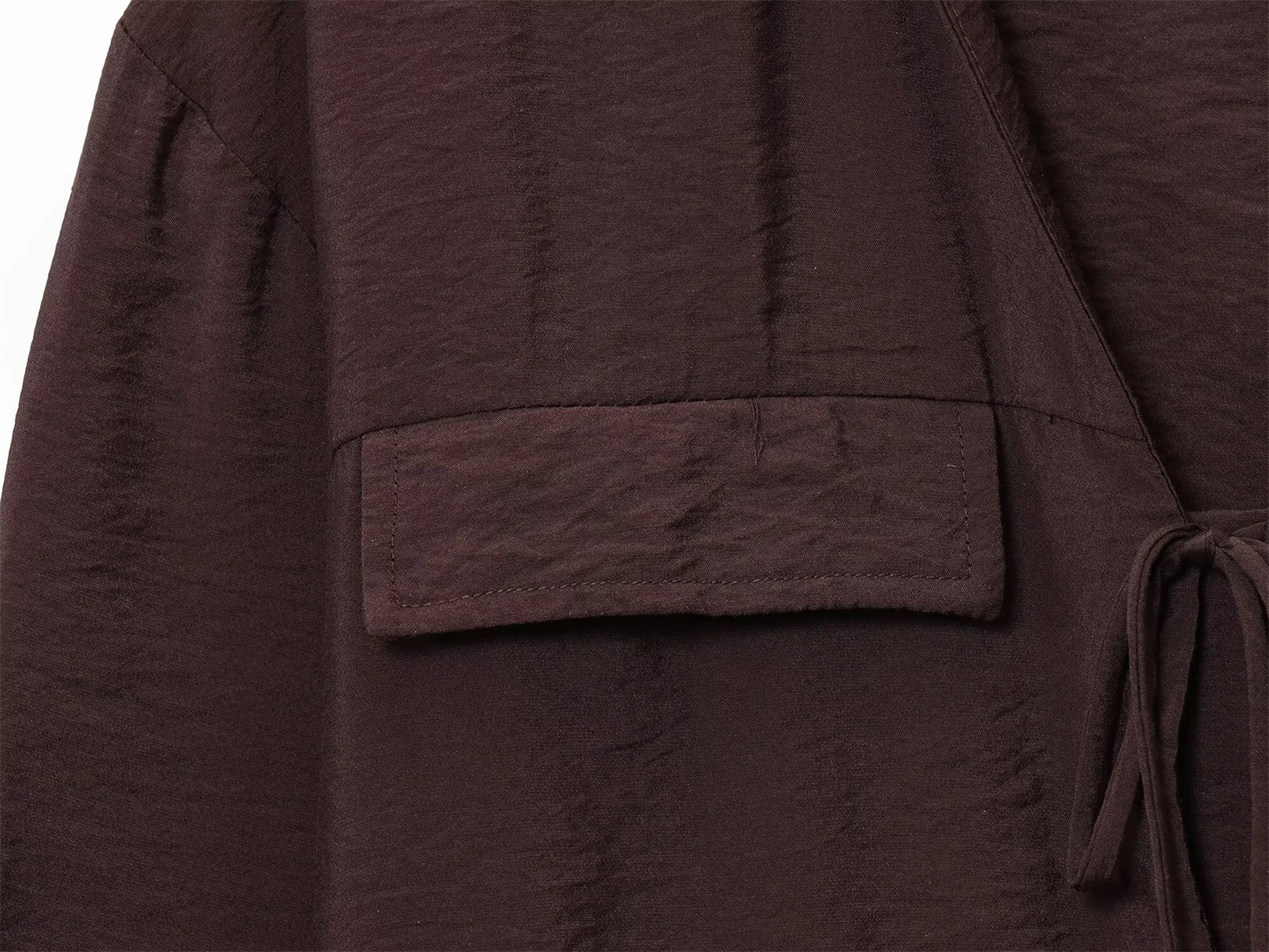 Damen-Bluse mit langen Ärmeln, lässig, modisch, einfarbig, Herbststil mit Schleifendetail, Neu eingetroffen