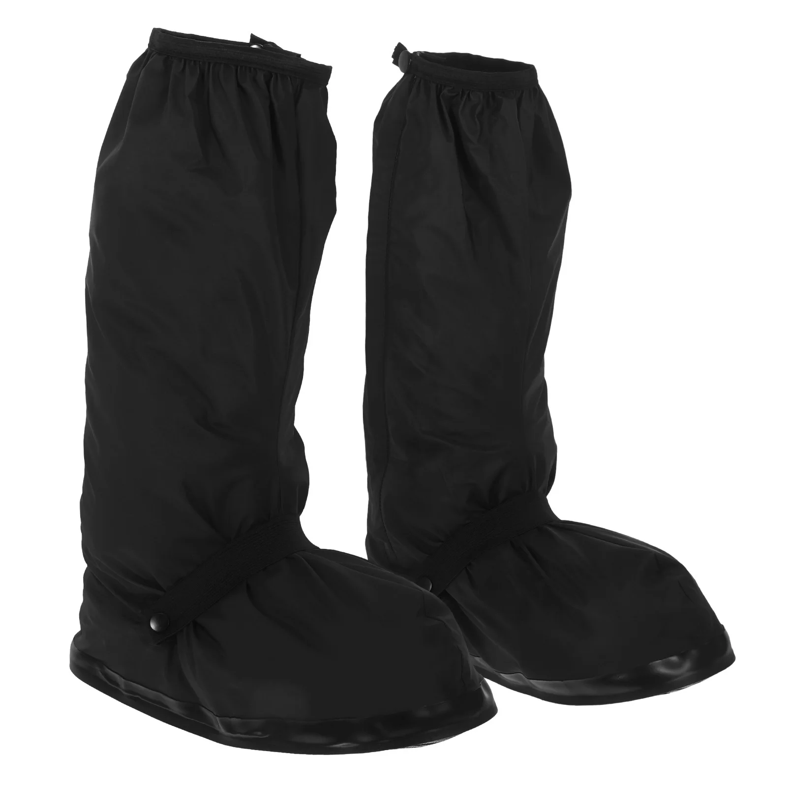 

Black 40-42 Size Reusable Rainproof Shoe Cover Non Slip High Boot Protector for Sports Outdoor Activities
