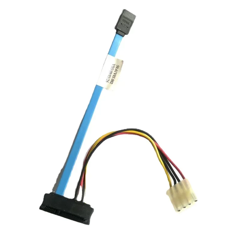 

Right Angled 90 Degree ITX Hard Drive Data Power Supply Integrated Cable IDE 4Pin SATA to 22Pin(7+15Pin)