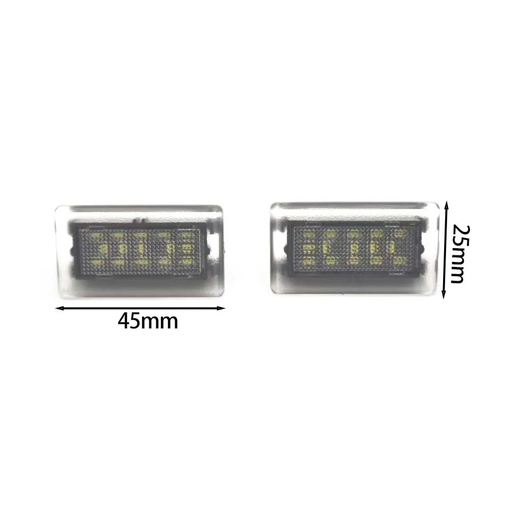 2PCS LED Interior Courtesy Footwell Door Light Luggage Trunk Lamp  for Tesla Model S 2012-2020/Model 3 2017-2020/Model x 16-20