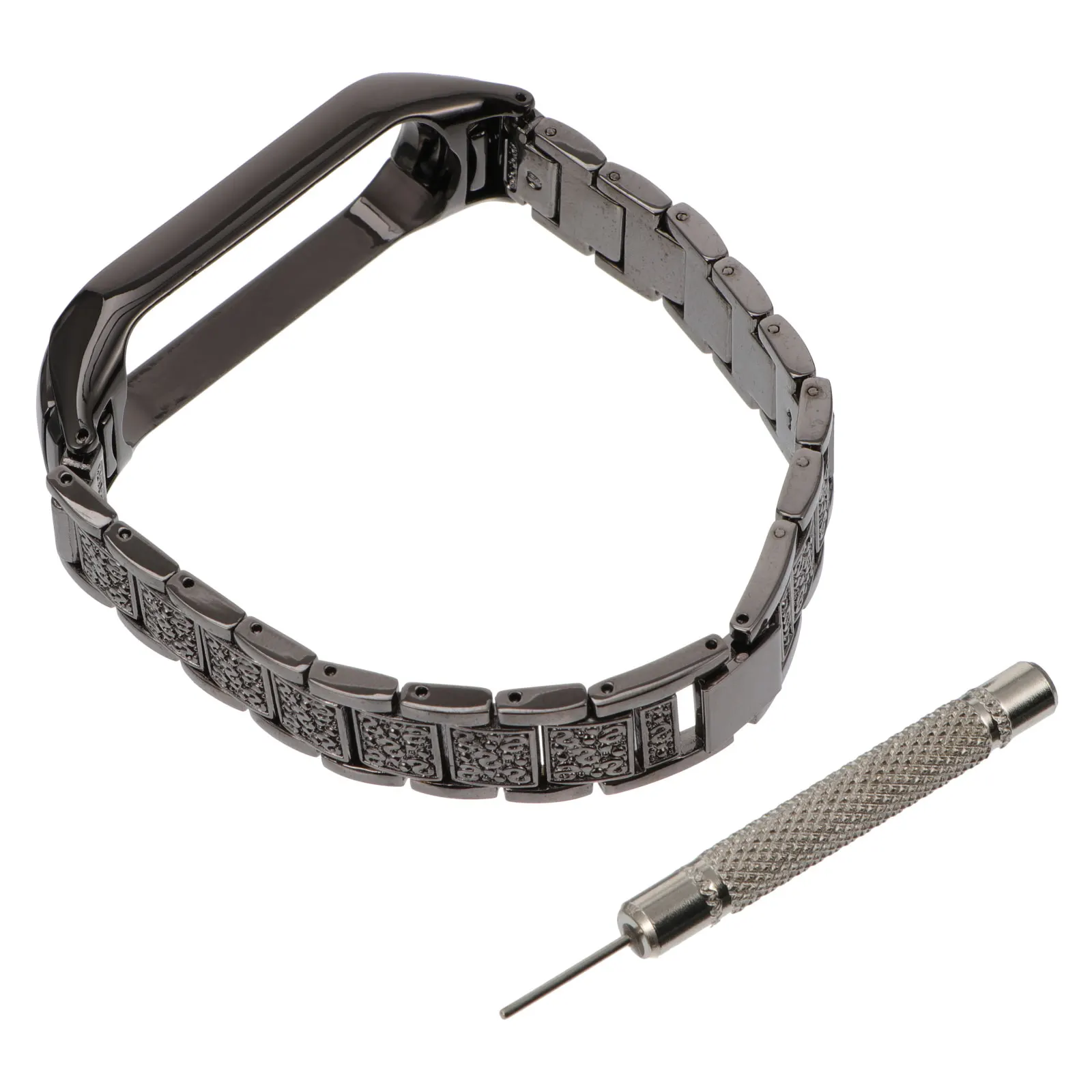 

Eco-Friendly Metal Watchband For 5 Adjustable Durable Replacement Smart Wristband Band Bracelet Gift Wedding Birthday