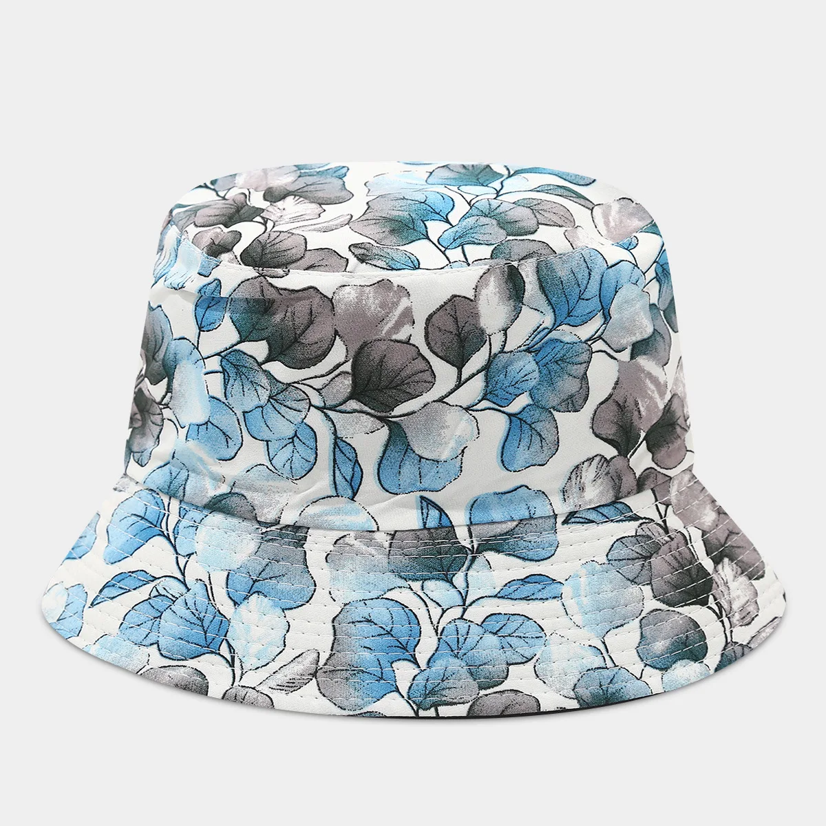 Damen-Eimerhut, Sonnenschutz, Blumenmuster, breite Krempe, Eimerkappe für den Außenbereich, lässiger Sonnenhut, neues Vintage-Design