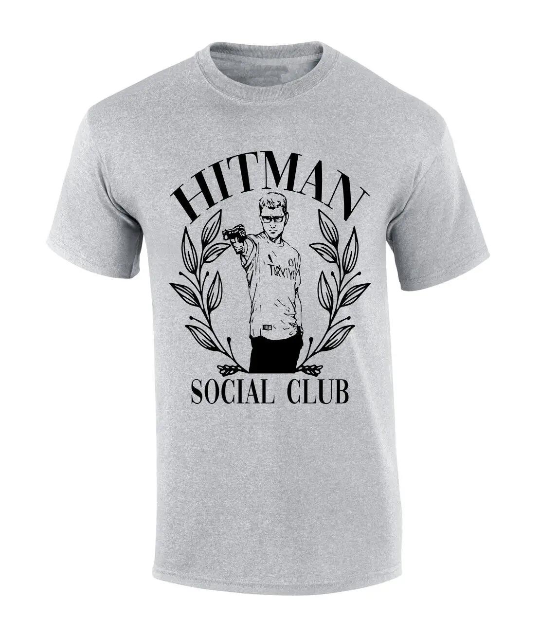 Trenz camiseta de la empresa Hitman Social Club, tirador de Turquía, Meme