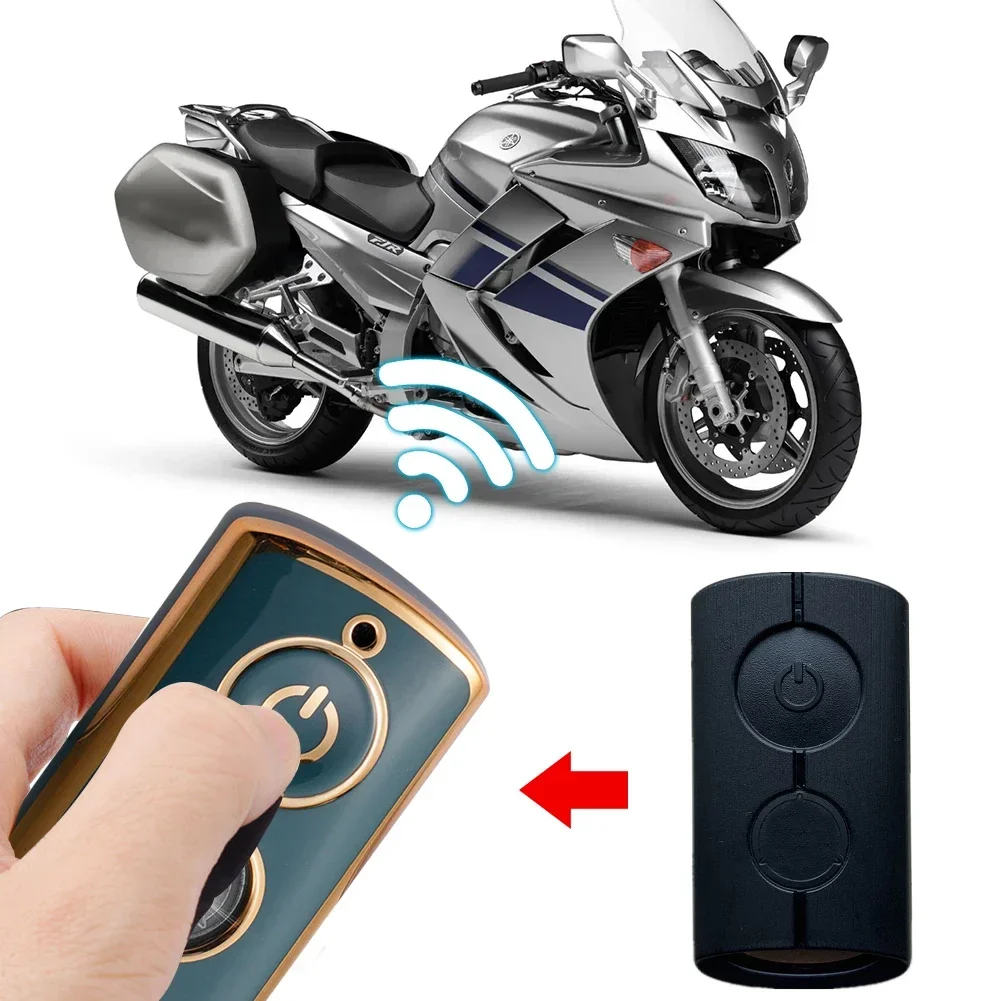 TPU Car Remote Key Case Cover Shell For Yamaha Nmax 2021/2022 NVX NVX155 XMAX XMAX300 QBIX AEROX JAUNS 2018 2019 Car Accessories