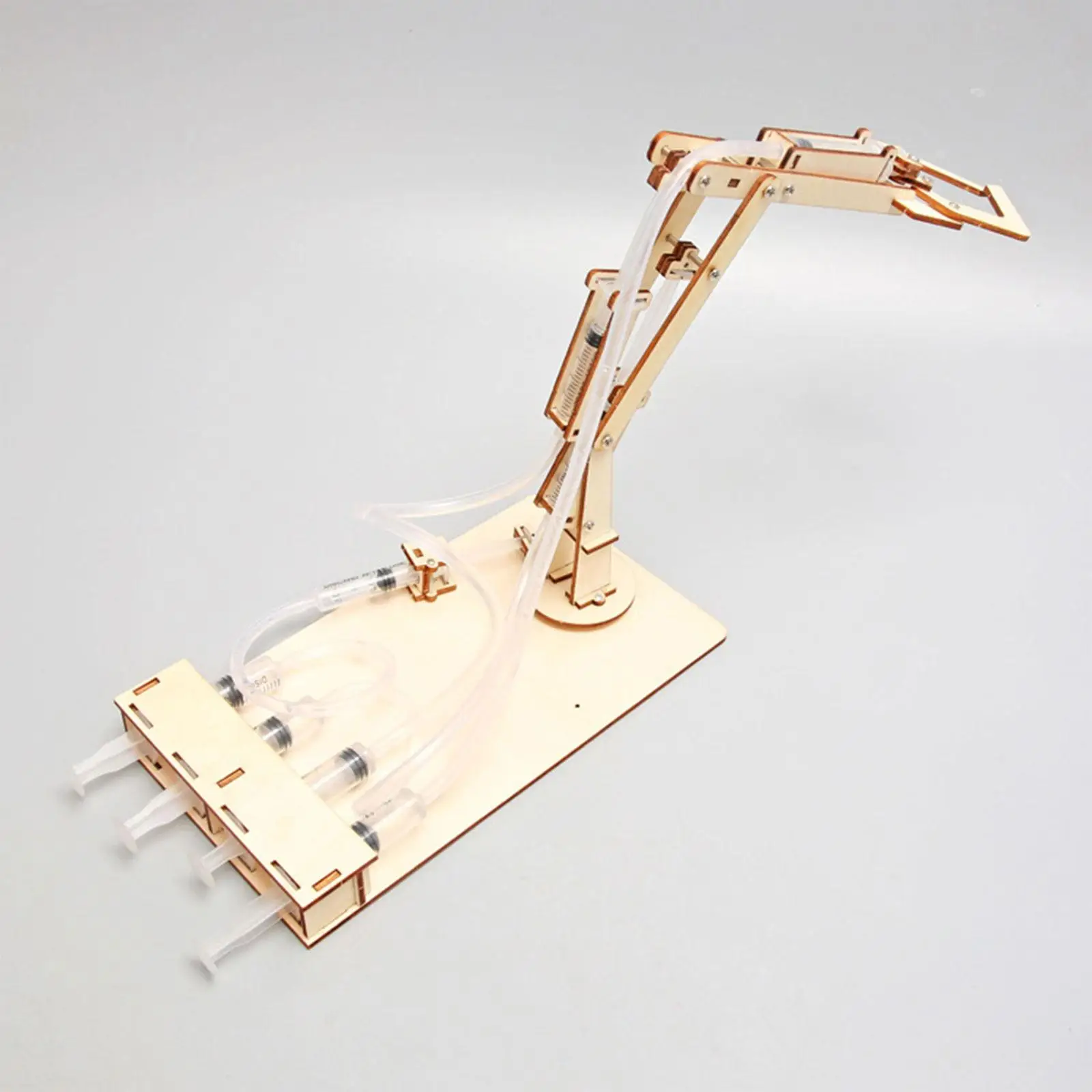 Hydraulic Lifting Robotic Arm Self Assembled for Children Grow Creativity