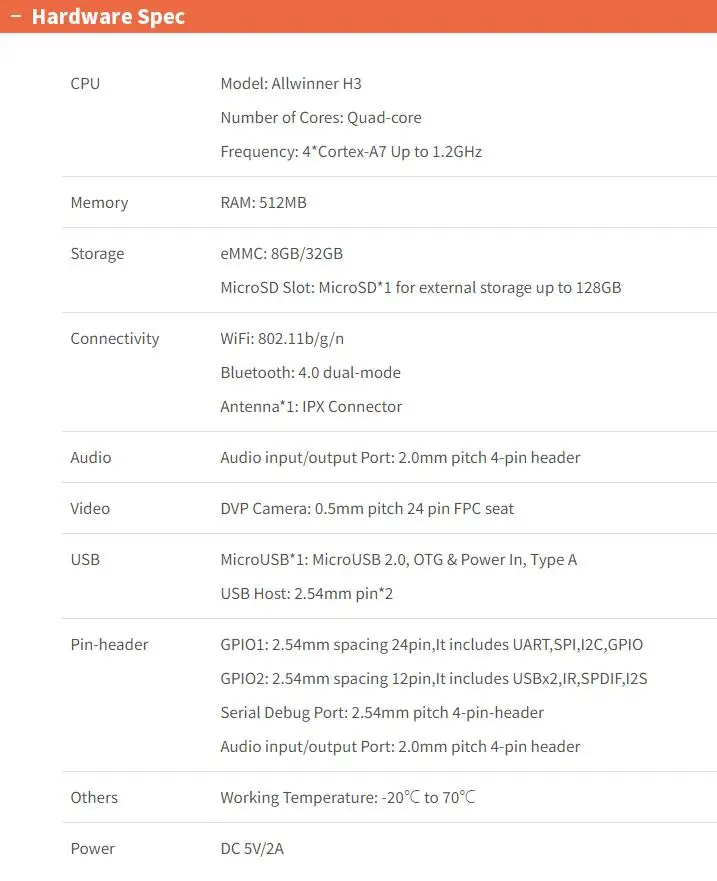 NanoPi Neo Air Kit 512M RAM&8GB eMMC Allwinner H3 Quad Cortex-A7 1.2GHz,OpenWRT,Ubuntu Linux Armbian Heat-sink & Acrylic bracket