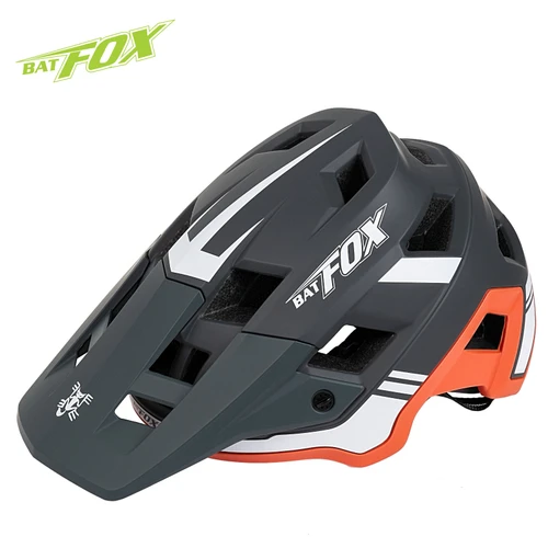 Imagen 2 del producto BATFOX casco de bicicleta mtb casco fox casco de ciclismo de montaña hombres ultraligero integral bicicleta de carretera murciélago fox cascos casco bicicleta