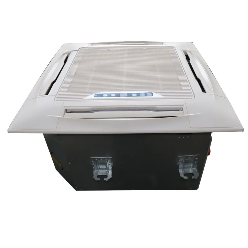 Cassette fan coil central air conditioner ceiling type low noise cooling and heating dual purpose ceiling machine large air