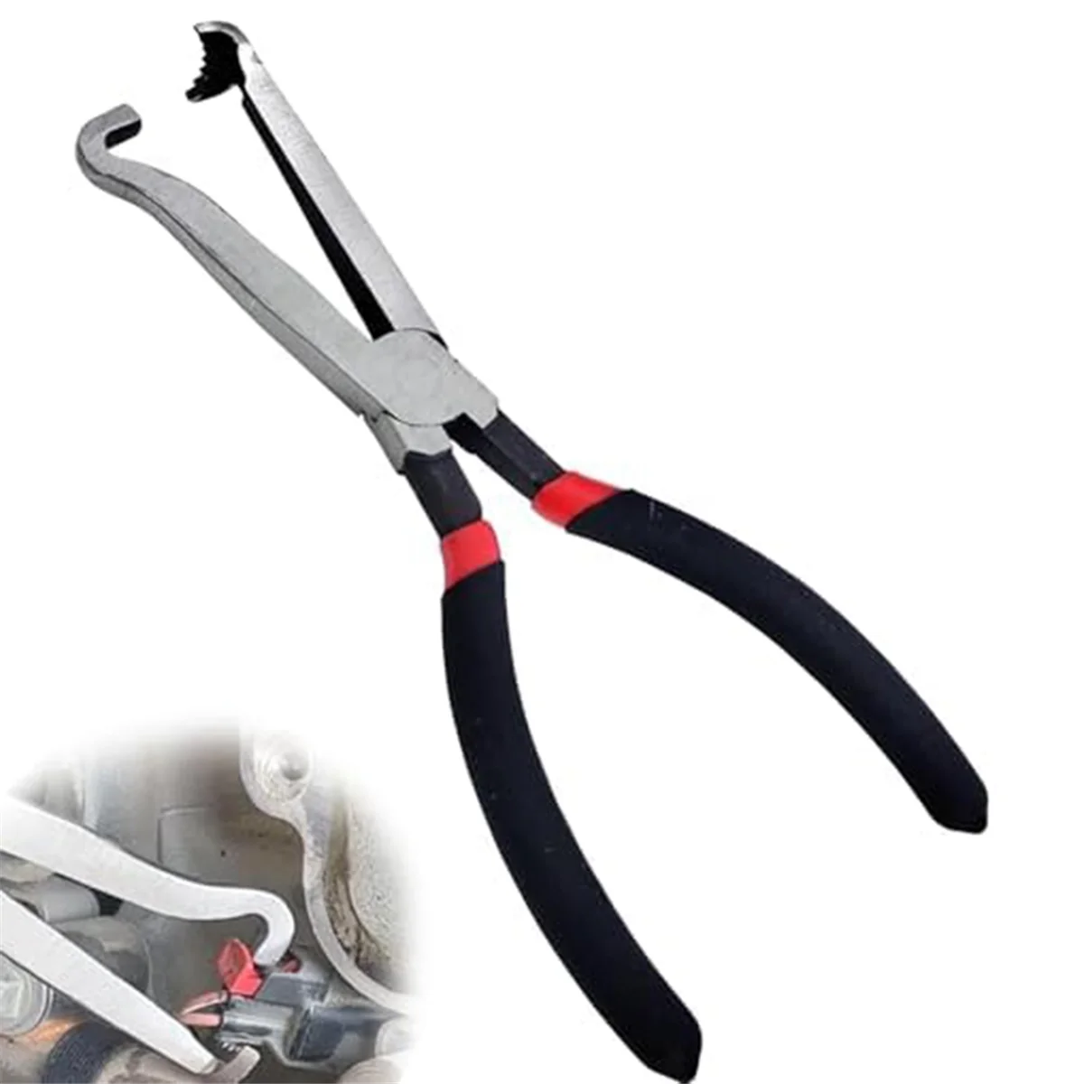 Electrical Disconnect Pliers, 8 Inch Automotive Tools Electrical Connector Pliers, Electrical Plug Disconnect Tool A