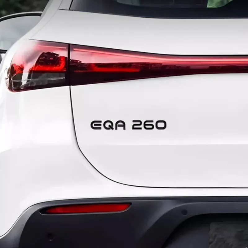 

Для Mercedes Benz EQA Class H243 2021-2024 3D автомобильная наклейка на багажник с надписью EQA250 EQA260 EQA300 наклейка с эмблемой