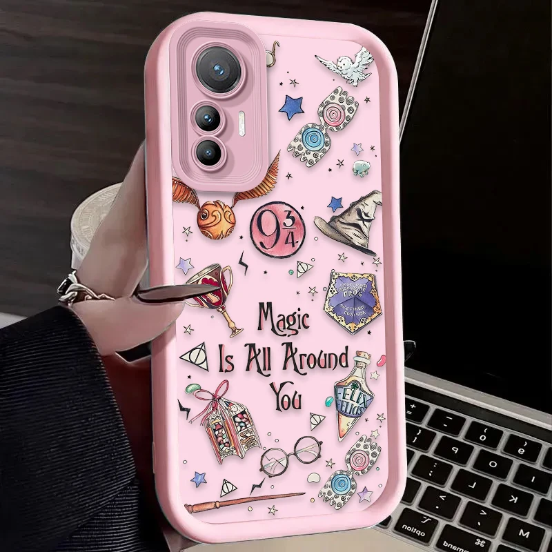 Magic Potters Wand Harries Case For Xiaomi Poco X7 X6 X5 X3 NFC F7 F6 F5 F3 M7 M6 Pro 4G 5G Mi 12 11 Lite NE 5G 13T 12T 11T Pro view 6
