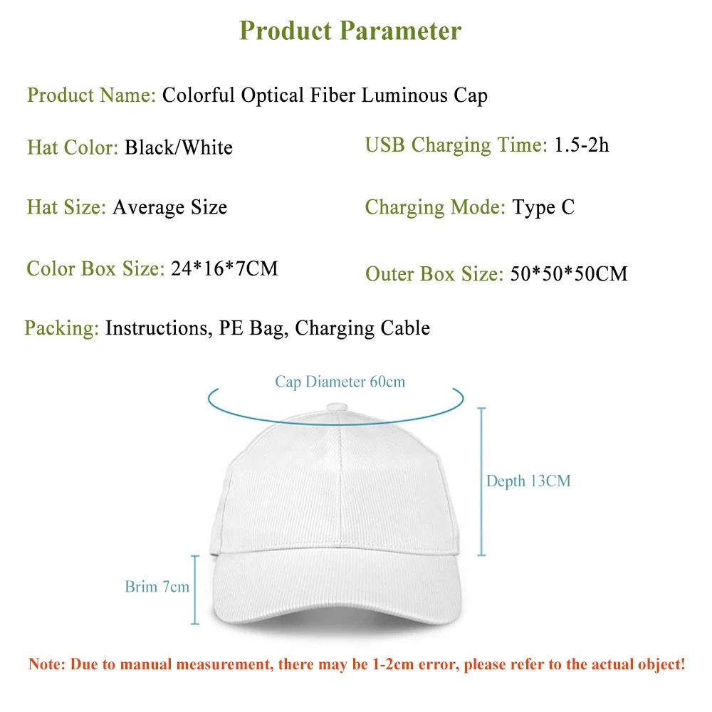 luminous wholesale products new product ideas 2024 sports caps for men party essentials plain skirt hemmed baseball net hat LED