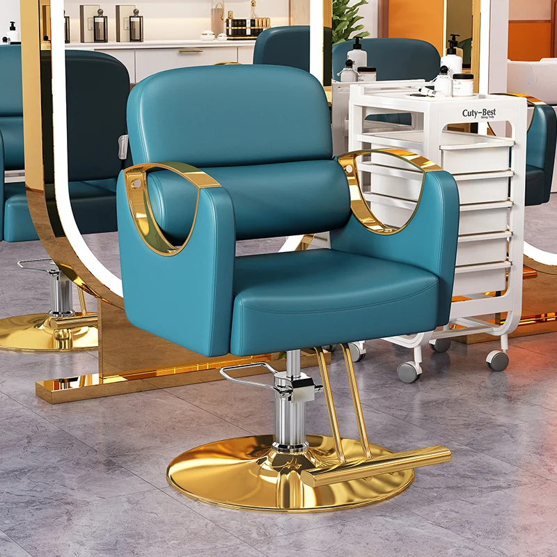 Hairdresser Chair Bedroom Furniture Barbershop Professional Barber Armchairs Nail Salon Chairs Rolling Pedicure Beauty Equipment