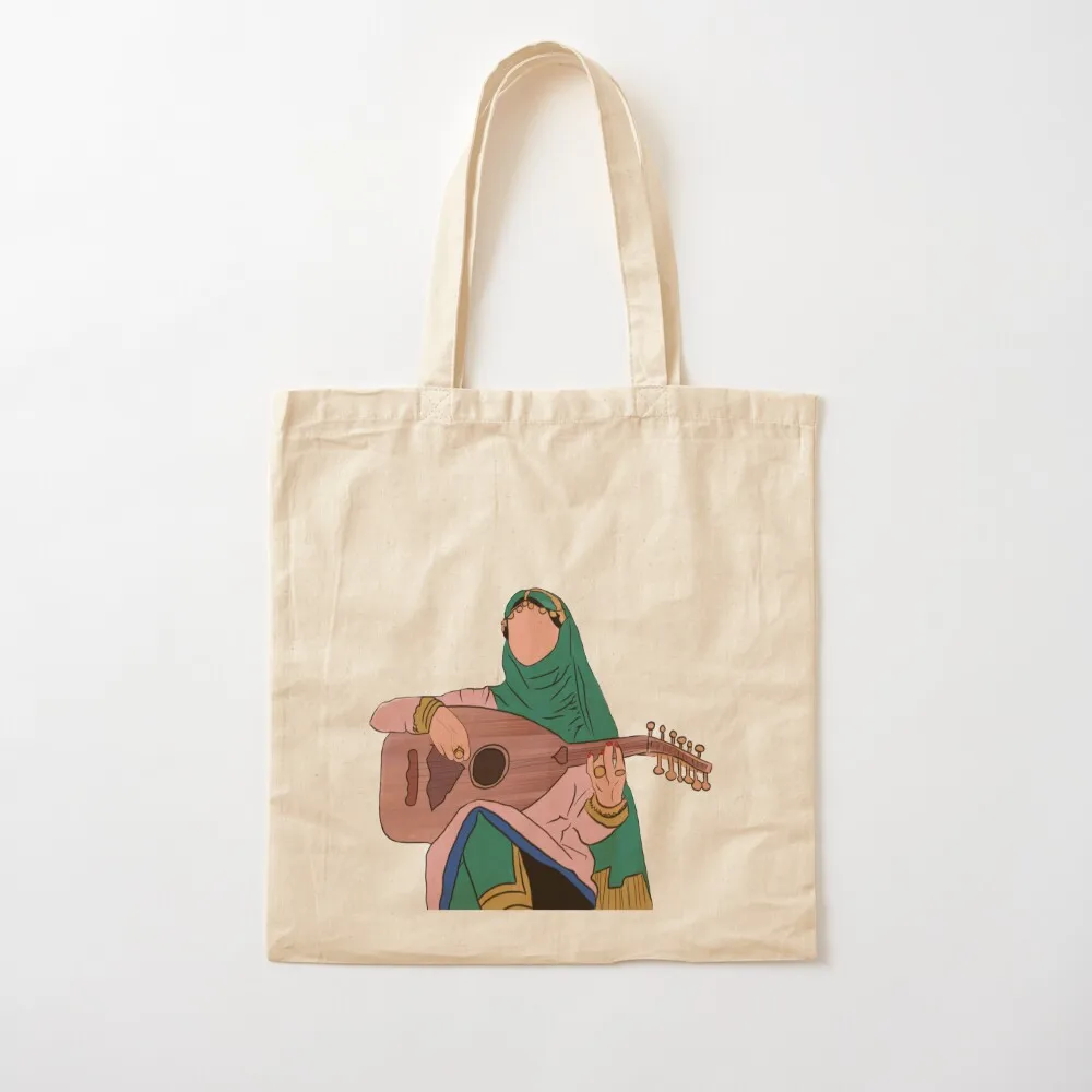 Omańska dziewczyna - tradycyjna - torba na zakupy z motywem oud, torba shopper, damska torba wielokrotnego użytku, torby na zakupy do supermarketu, składana torba, torby dla kobiet