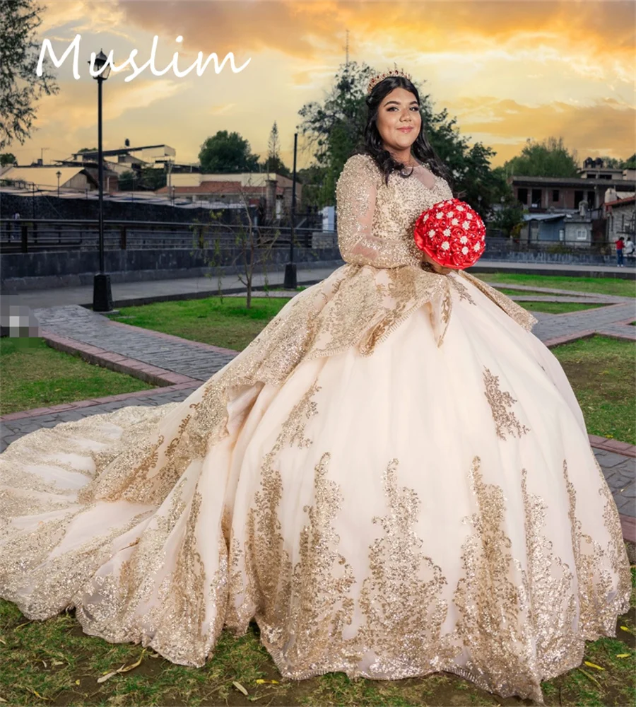 

Блестящие платья Quinceanera с блестками, роскошные пышные платья больших размеров, Vestido De 15, бальное платье Quinceañera, пятинадцать дня рождения по индивидуальному заказу