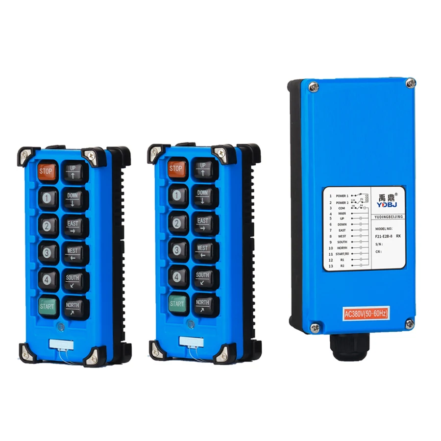 Intelligent Wireless Crane Remote Control 2 Transmitters & 1 Receiver Special Industrial Remote Control