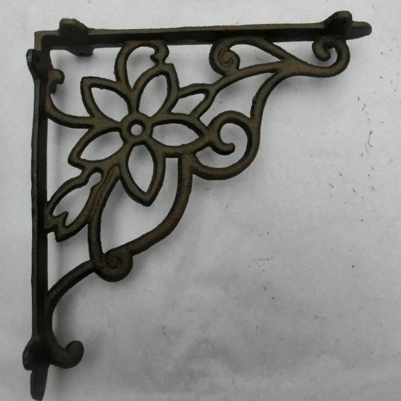 European-style Cast Iron Angle Support Rack Storage Rack Trig Iron Art Home Decoration Variety of Options