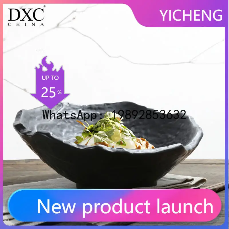 

LYY Ceramic Bowl Tableware Set - Slanted Bowl, Personalized Household Noodle Bowl, Vegetable Bowl, Rice Bowl Set