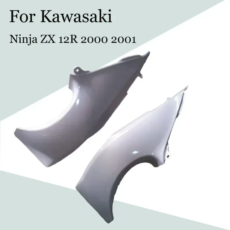 Para kawasaki ninja zx 12r 2000 2001 motocicleta sem pintura tubo de cabeça guarnição cobre injeção abs carenagem ZX-12R 00-01 acessórios