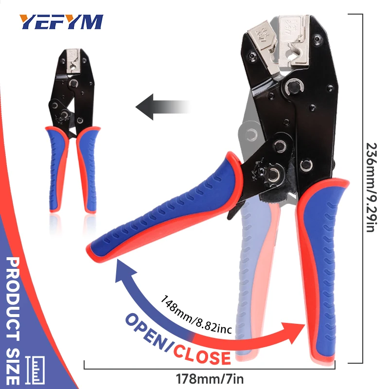 أداة العقص RJ45 لكابلات إيثرنت Cat5/Cat6/Cat7 YHF-N567 كماشة تصعيد لكابل الشبكة الدقيق الذي جهدًا #3