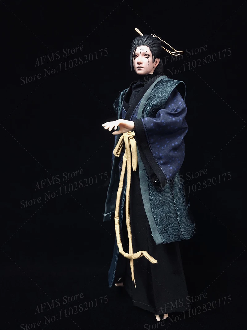 1/12 Women Soldier Robe Dress Black Myth Wukong Spider Goblin Demon King Golden Dragon Clothes Set Fit 6Inch Action Figure Body