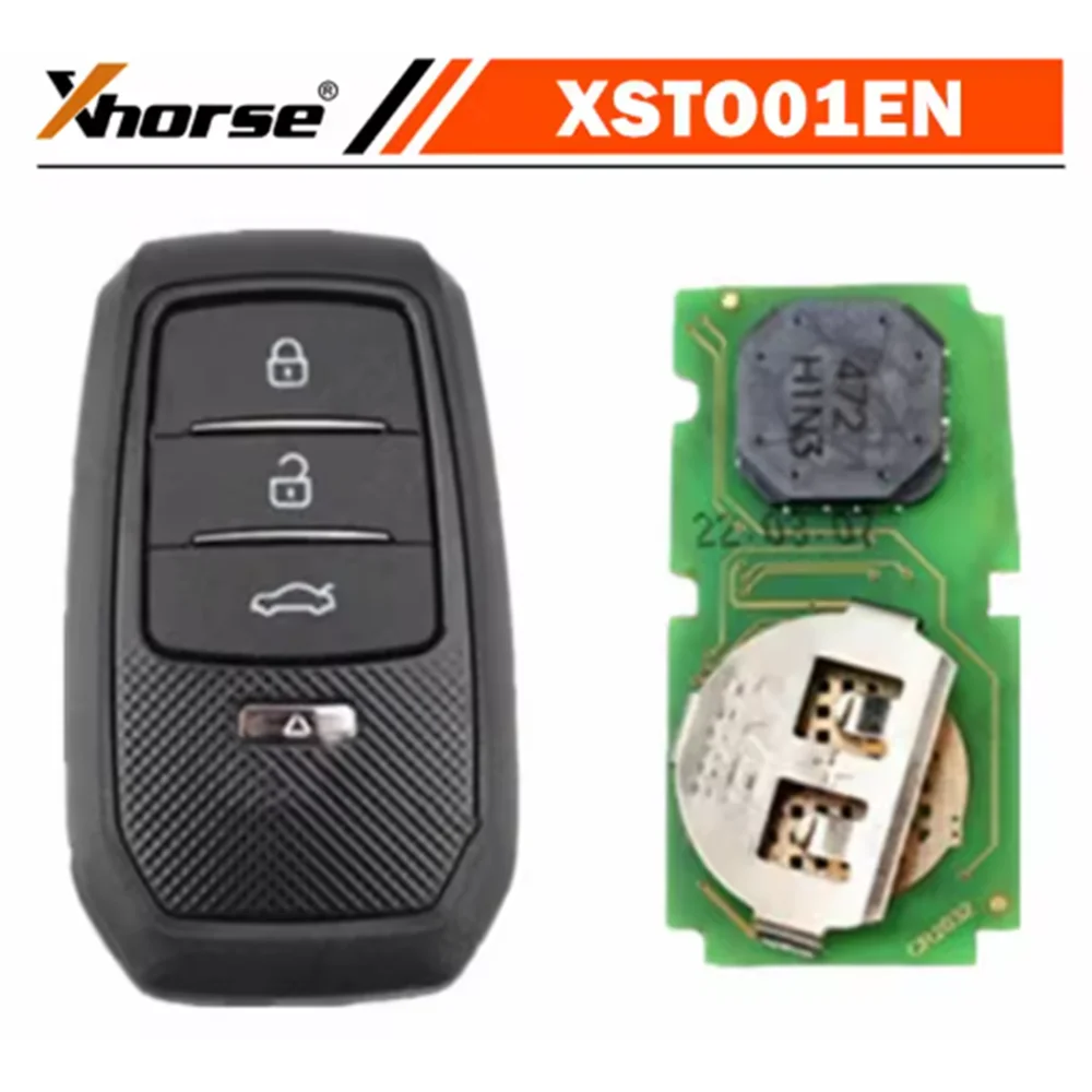 1PCS/LOT Xhorse XSTO01EN TOY.T for Toyota XM38 Smart Key with Key Shell Support 4D 8A 4A high quality