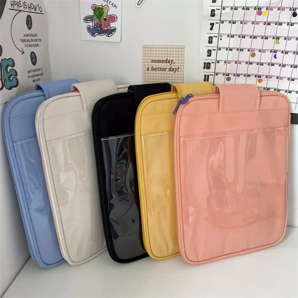 Korean 11/13/14inch Tablet Handbag Soft Lightweight Laptop Sleeve Pouch Macaron Color Laptop Bag Organizer for Ipad Pro Student