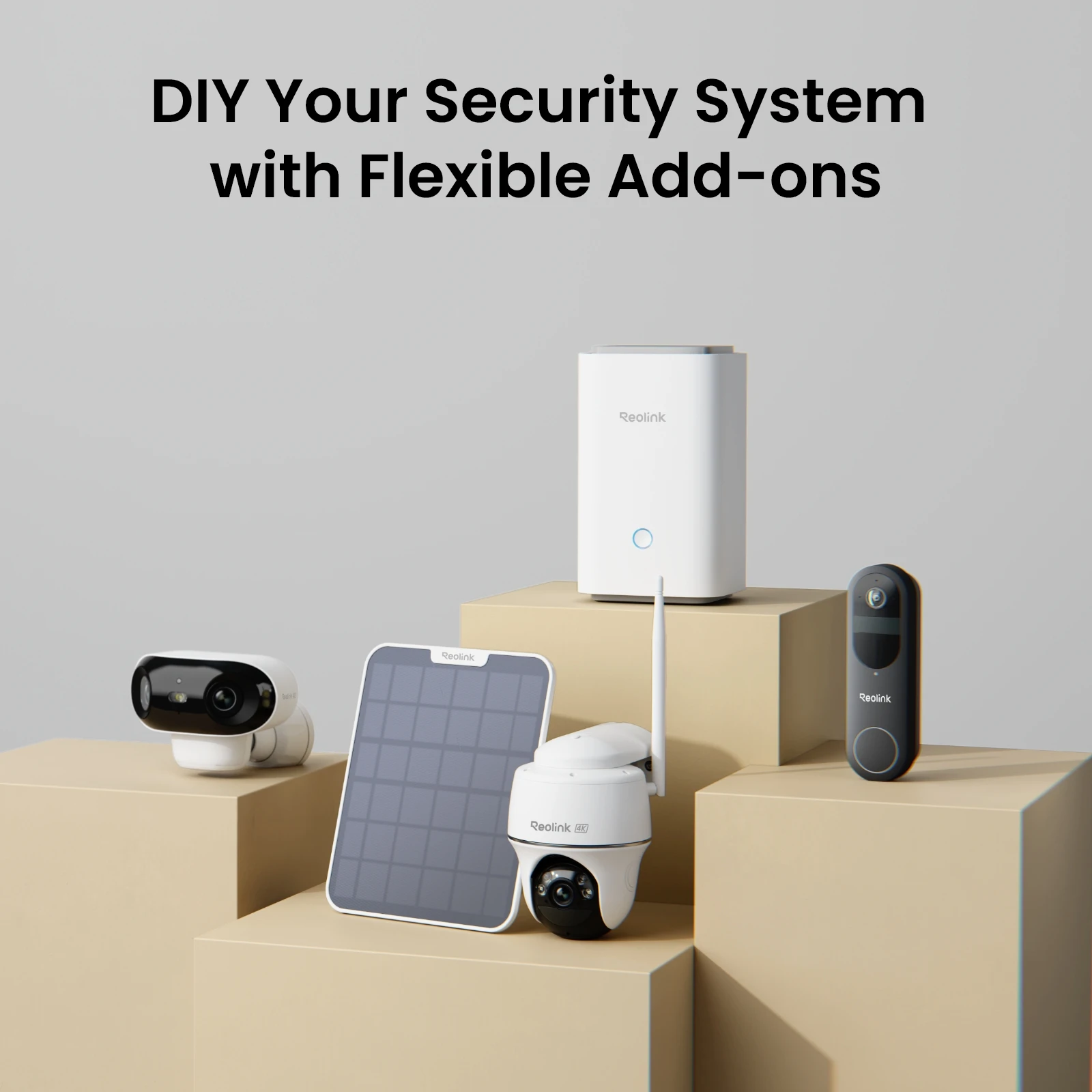 Reolink HomeBase Hub Security Systems Dual Wi-Fi Security Center Up to 1TB Local Expandable Encryption Storage No Monthly Fee