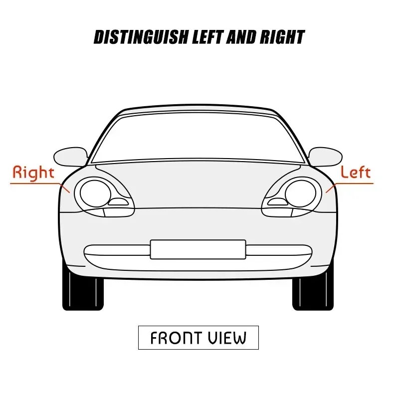 ل VW Golf 6 MK6 GTI R 2010-2014 غطاء شفاف المصباح قذيفة عاكس الضوء عدسة رئيس ضوء سيارة العلوي عاكس الضوء