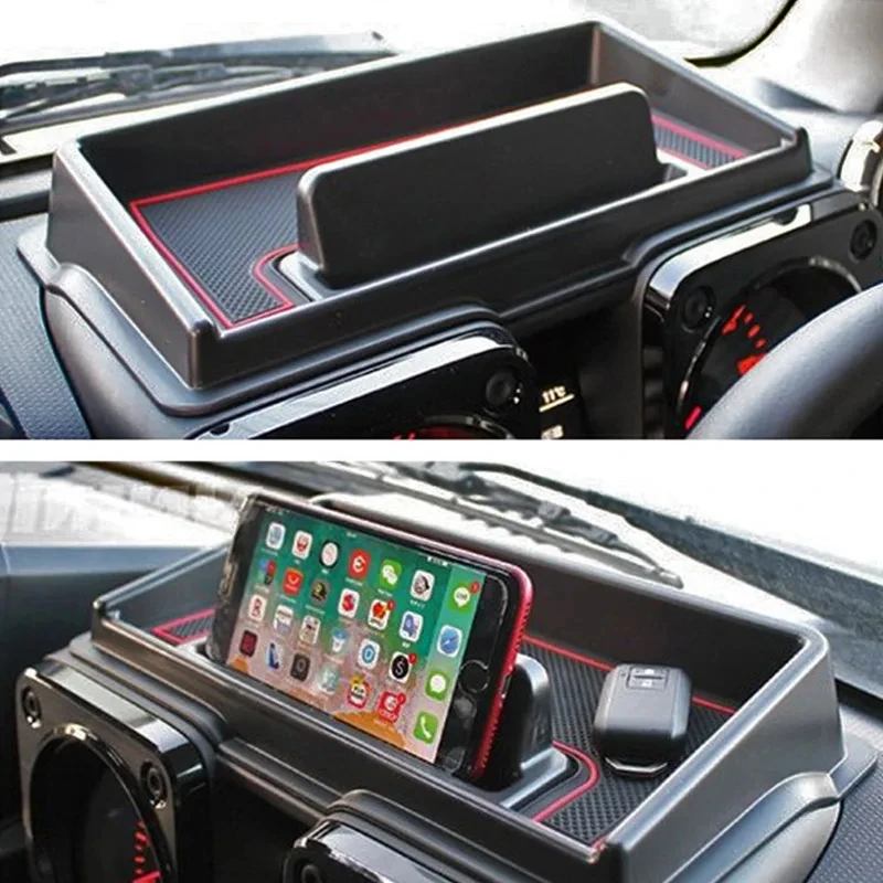 

Suitable for Suzuki 19-22 JimnyJB Instrument Panel Storage Box, Jimny Phone Navigation Storage Box