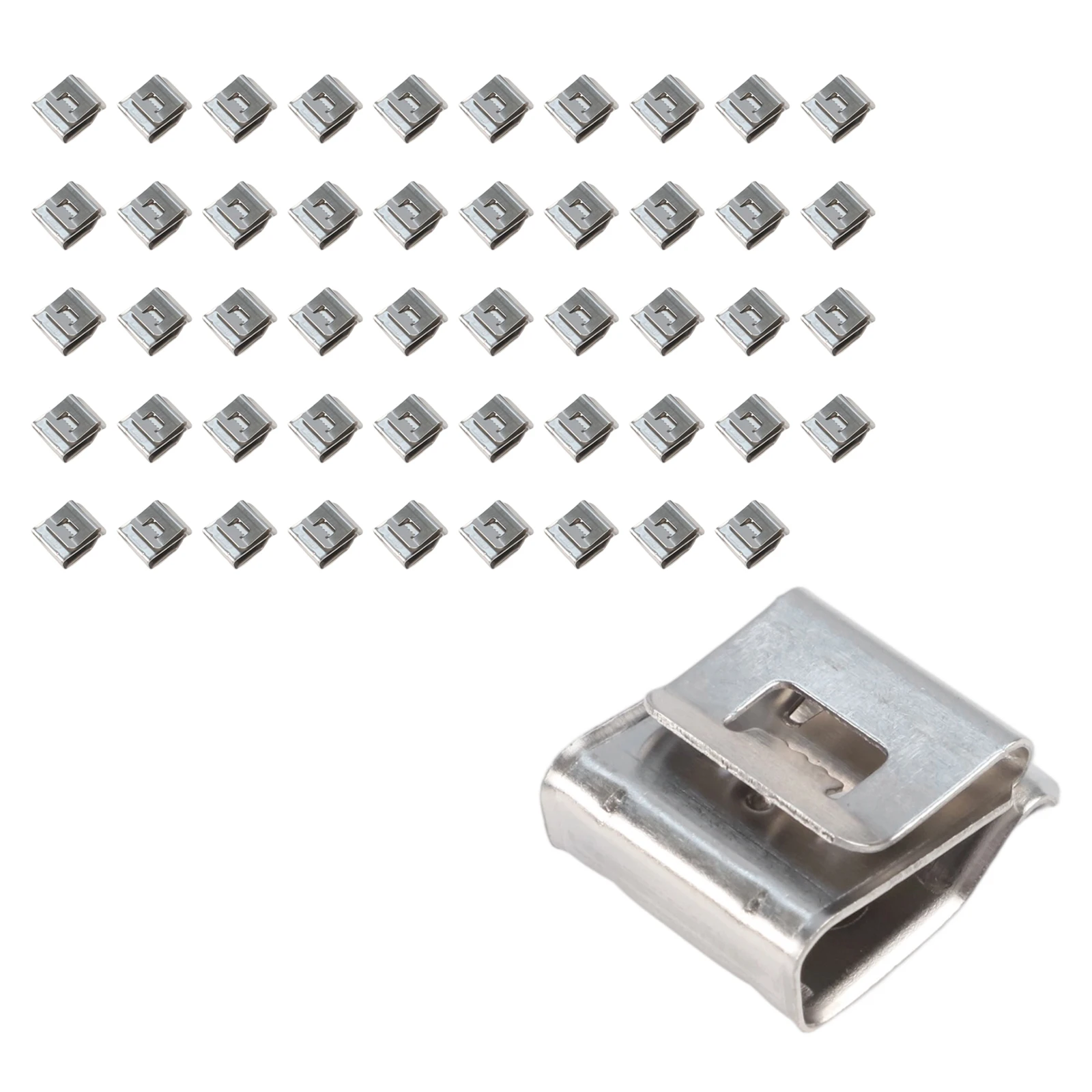 50x Photovoltaic Cable Clip Solar Cable Clamp Secure Cable Management Applicable Wire Diameter 6-6.5mm Compressive For Cable