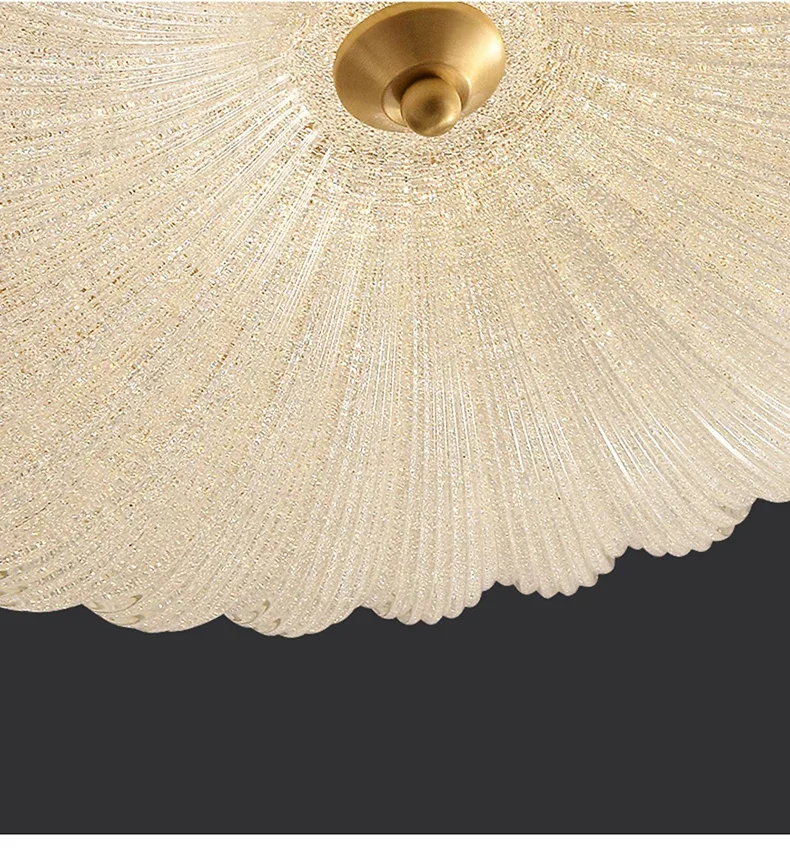 New Technology Acrylic Lampshade Crystal Sand Ceiling Light for Living Room Dining Room Bedroom Corridor LED Lighting Fixtures