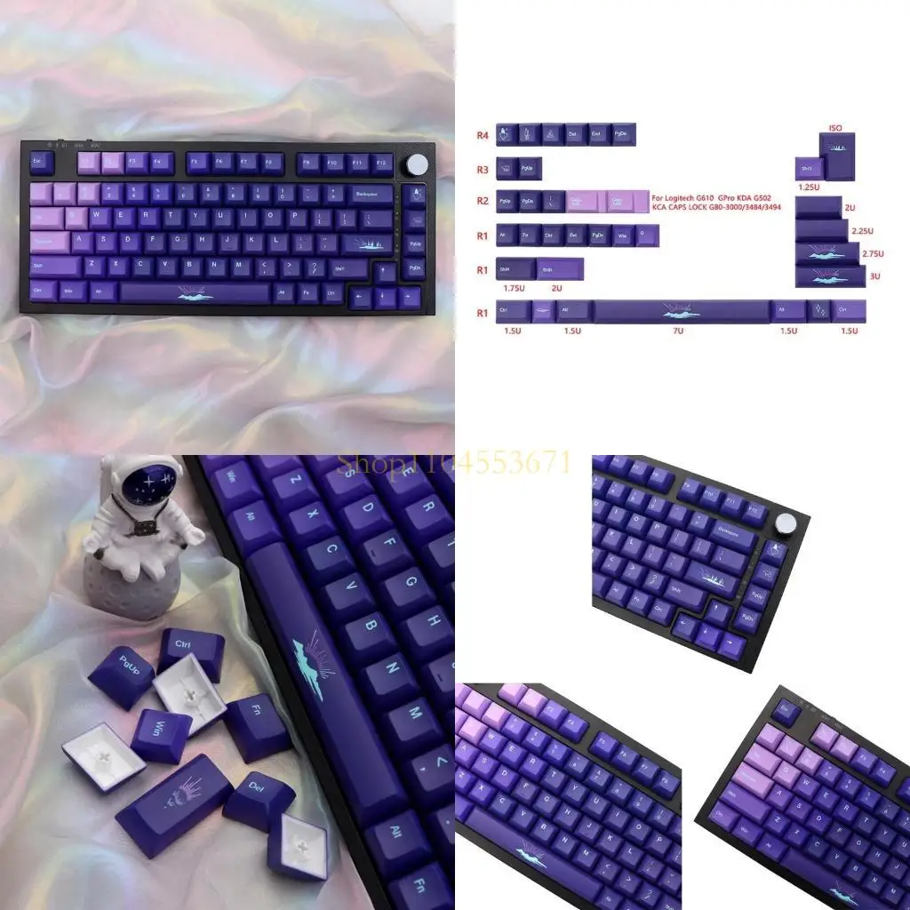 

Best Seller 139 Keys DYE-SUB Keycap KCA Profile Game Keycaps For MX-Switches