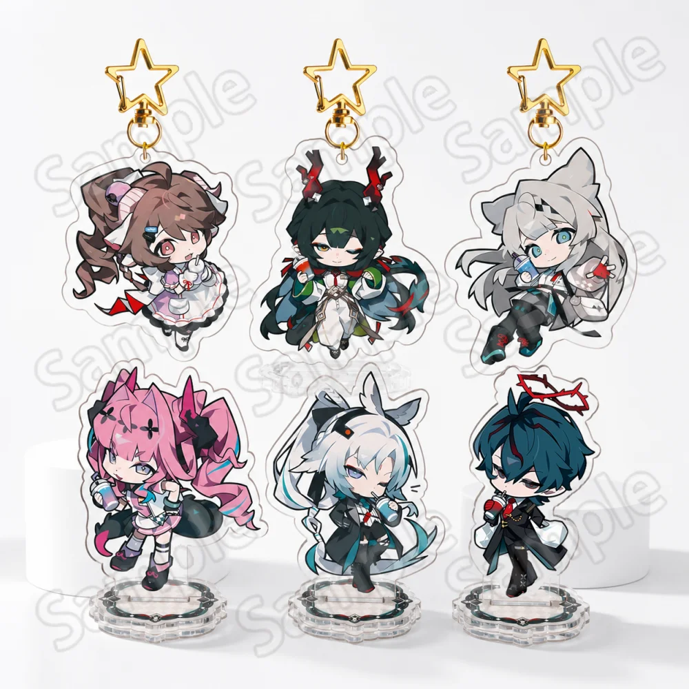 Arknights: Endfield Ardelia Chen Qianyu Wulfgard 6-10cm Acrylic Stand Keychain Desktop Decor Game Collectible Gift